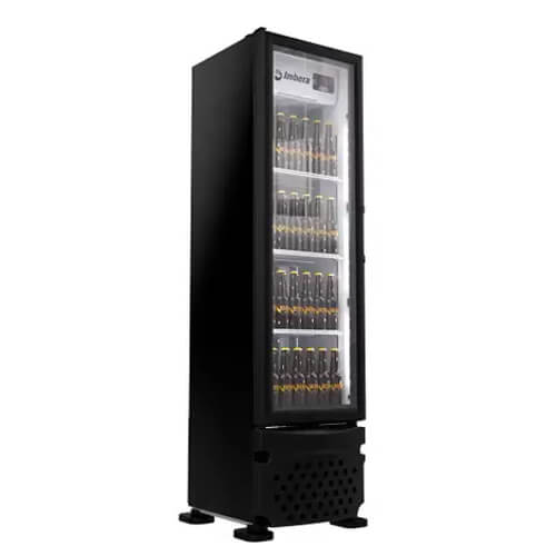 Cervejeira Ccv144 Preto 230 Lt P.Vidro Imbera