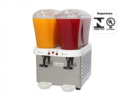 Refresqueira Inox Dupla Rv216 2 Cubas 16lt 127v  - Venancio
