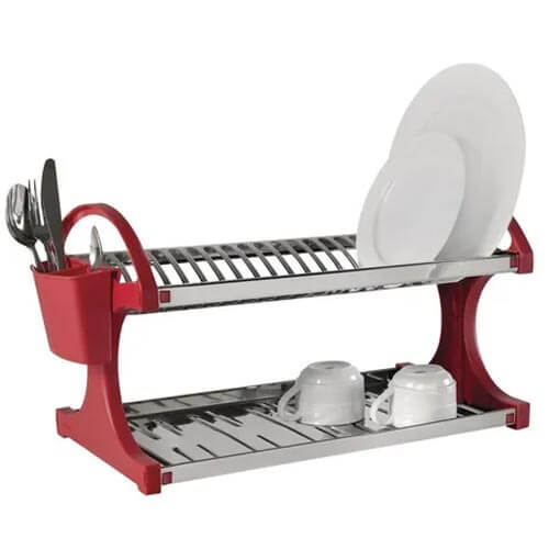 Escorredor De Pratos 20 P.L.Verm. (2104/252) Brinox