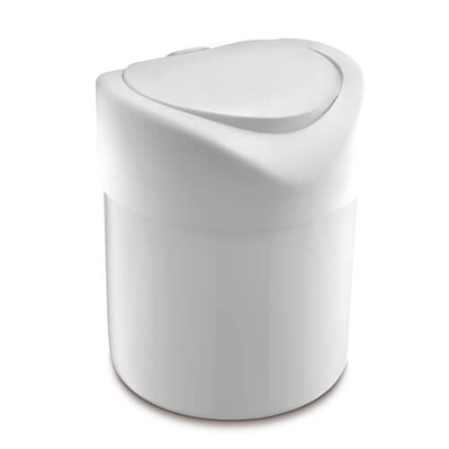 Lixeira Plastico Premium  4lt Branca  (363-Br) Uz