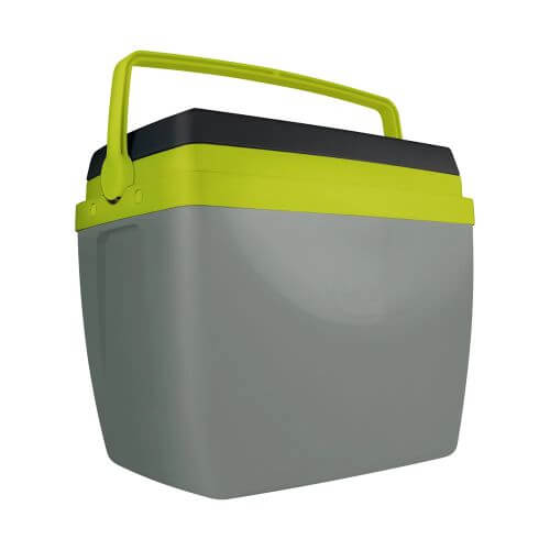 Caixa Termica 34 Lt Cinza C/ Verde  Mor