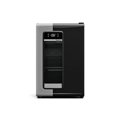 Cervejeira Grb100 Preto 95l Porta Vidro Gelopar