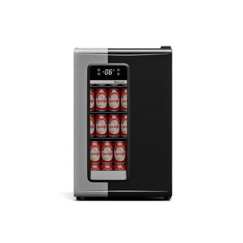 Cervejeira Grb100 Preto 95l Porta Vidro Gelopar