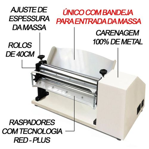 Cilindro Laminador Eletrico 40cm Bivolt Csc40 Saro
