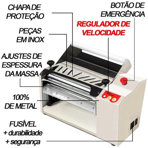 Cilindro Laminador 40cm Gold Eletrico  Bivolt Cicr Saro