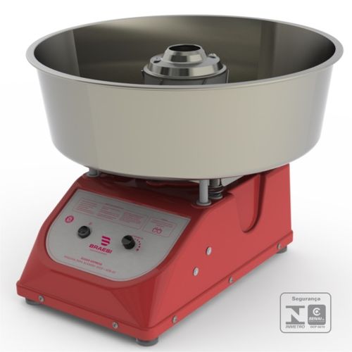 Maquina P/ Algodao Doce  Adb-02 1/4 Cv 220v Inox Braesi