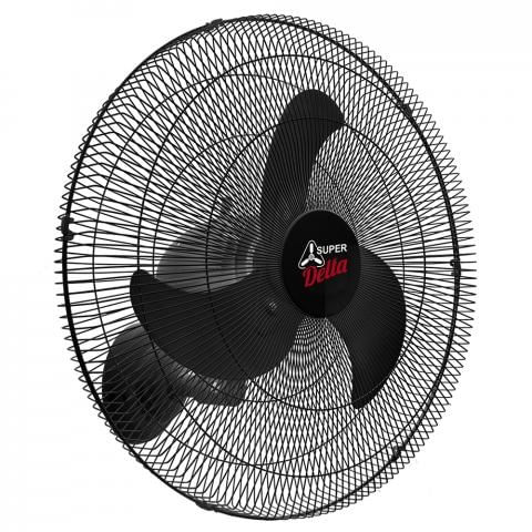Ventilador Parede 65cm Bivolt (230w) Preto Super-Delta  Venti- Delta