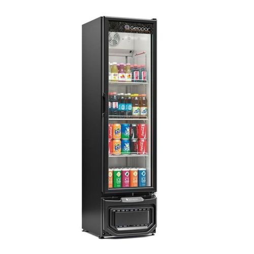 Vitrine Refrigerada Gptu 230 - 230lt Preta Gelopar