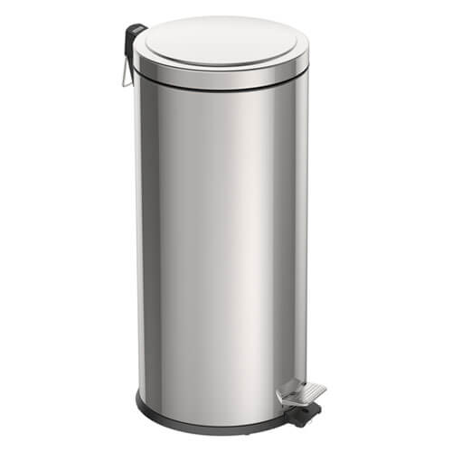 Lixeira Inox C/Pedal 30lt 94538130 Tramontina