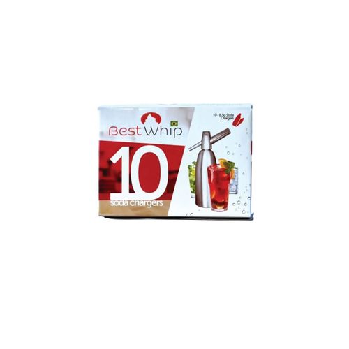 Capsula Gas Co2 10pçs Para Bebidas Gaseificadas Best Whip
