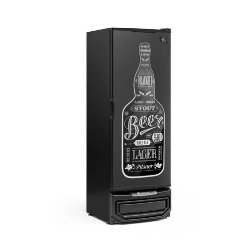 Cervejeira Grba 400 - 400lt Preta 220v 60hz Gelopar