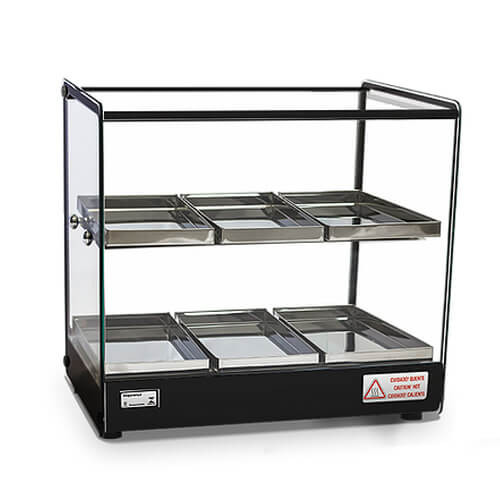 Estufa Linha  Evr- Quadrada 6 Bandeja Dupla Led Preta 127v Tita