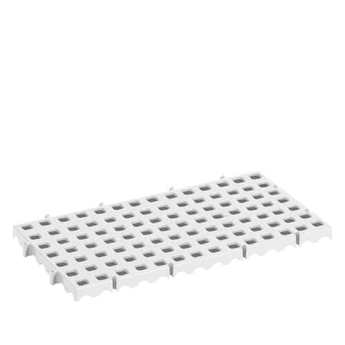 Estrado Plástico Natural 2,5x25x50 (258n) Bolivar