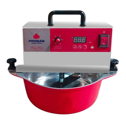 Panela P/ Mexer Doce Vermelha Prmog-05lt  Bivolt + Temporizador Progas