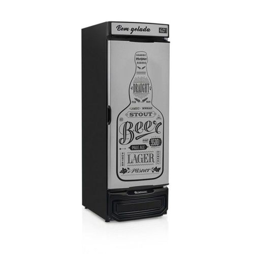 Cervejeira Grb-57p Gw Tipo Inox 572 Litros Adesivada 127v - Gelopar