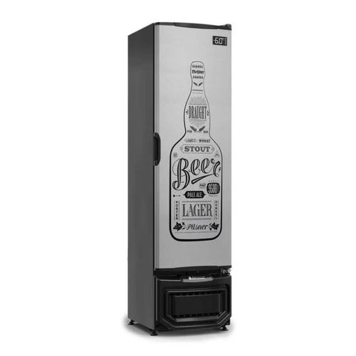 Cervejeira Vertical Gcb 23e Pr/ 228lt 127v Adesivada Gelopar