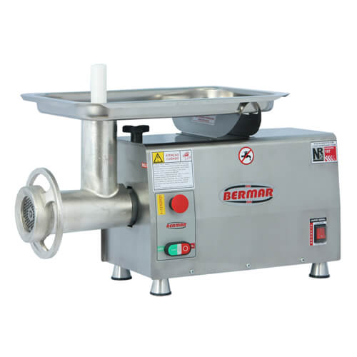 Picador De Carne Inox B-22 Bm20 1,25hp Bivolt Nr12 Bermar
