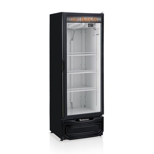 Cervejeira Grba 400pv 410lt Preto Porta De Vidro Gelopar