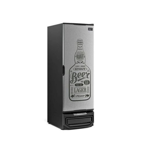 Cervejeira Gcb57p Gw Tipo Inox 572 Litros Adesivada - Gelopar