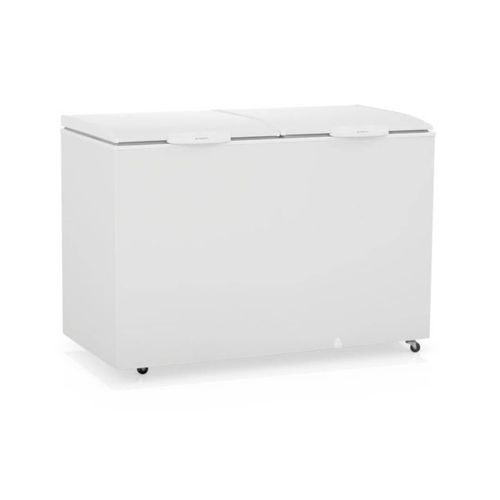Freezer Dupla Ação 2.Tampas Cega Ghbs-410 Lt Gelopar