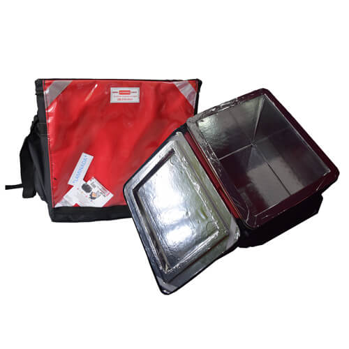 Mochila Motoboy P/ Delivery C/ Tampa P/ Cima  Ref.128  Revestimento Metalizado