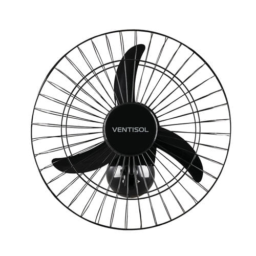Ventilador Parede 50cm Bivolt (200w) Preto Premium Ventisol
