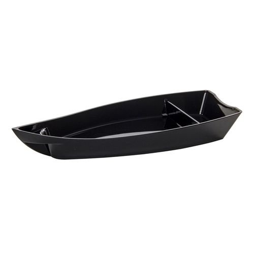 Barco P/ Sushi Pequeno Policarbonato Preto (924) Vemplast