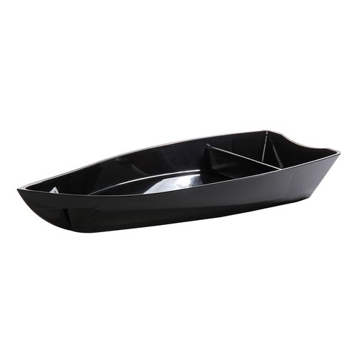 Barco P/ Sushi Medio Polipropileno Preto (390) Vemplast
