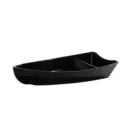 Barco P/ Sushi Pequeno Polipropileno Preto (384) Vemplast