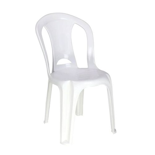 Cadeira Plastico Branca Buzios S/ Braço Tramontina