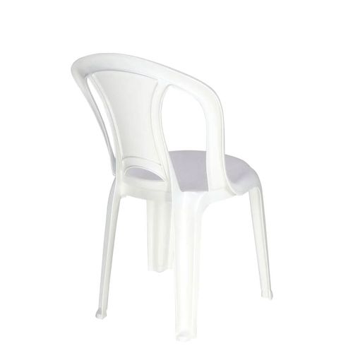 Cadeira Plastico Branca Buzios S/ Braço Tramontina