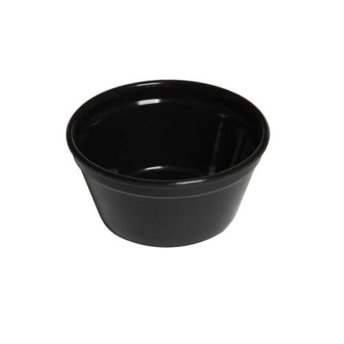Ramequim Cheff 150ml Polipropileno Preto (691) Vemplast
