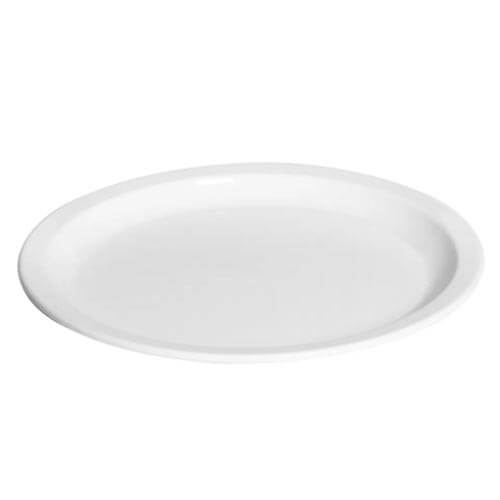 Prato Elegance 25cm Polipropileno Branco (260) Vemplast