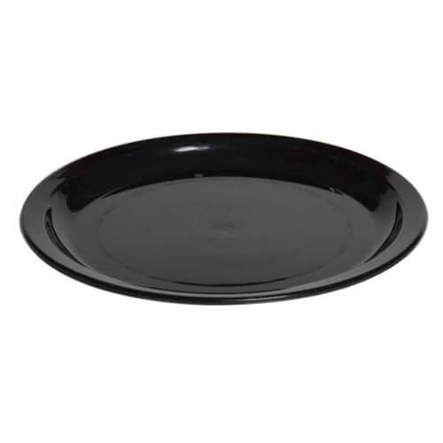 Prato Elegance 25cm Polipropileno Preto (262) Vemplast