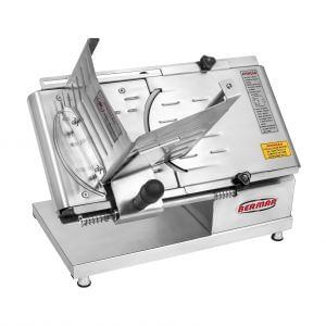 Fatiador De Frios Bm 96nr Lâmina 200mm Bivolt Inox Semi Automatico Bermar