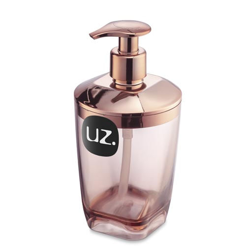 Porta Sabonete Liq. Plastico Rose  (528-Rose) Uz