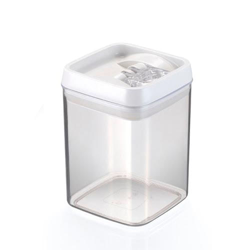 Pote Hermetic Plastico Crystal Quad. (285r) 1,7lt Inj