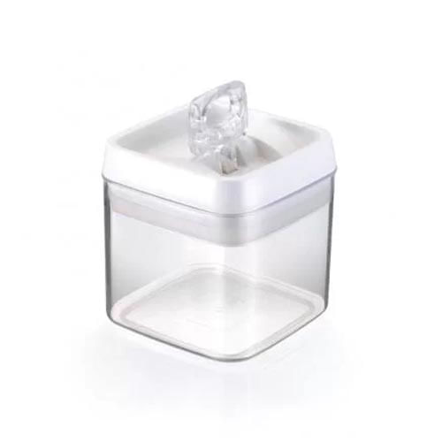 Pote Hermetic Plastico Crystal Quad. (281r) 1,1lt Inj