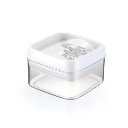 Pote Hermetic Plastico Crystal Quad. (282r) 400ml Inj