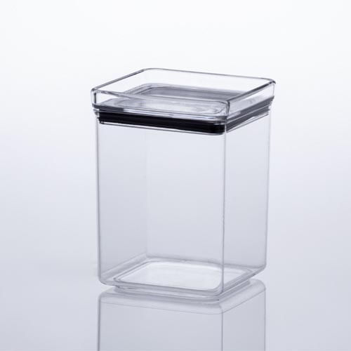 Pote Hermetic Plastico Lumini Quadr. (1162) 1000ml  Paramount