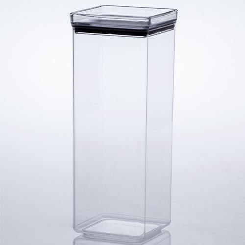 Pote Hermetic Plastico Lumini Quadr. (1163) 2200ml  Paramount