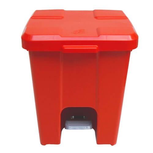 Cesto Pedal Quadrada Plastica 15lt P15b4
