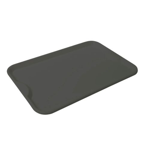 Bandeja Plástica 486-17 Preta 48x33x2cm Anodilar
