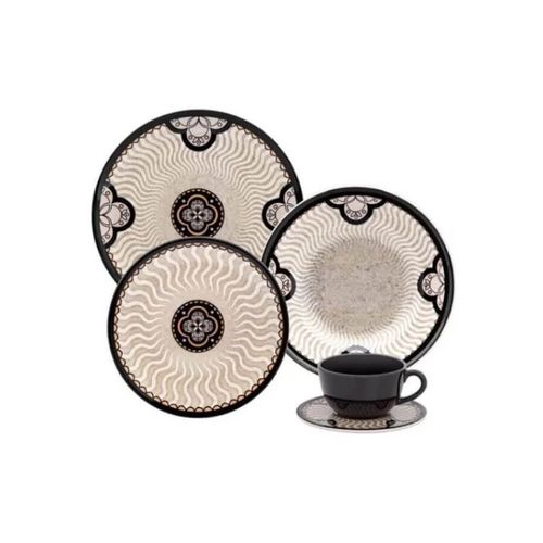 Aparelho  Jantar 30pçs Mediterraneo  Porcelana Oxford