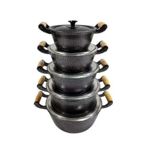 Jogo Panela Cacarola Aluminio Nr 16 A 24 Extra Diviforte