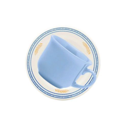 Conjunto Xicara Cha C/ Pires 12 Pçs Grano Ceramica Oxford