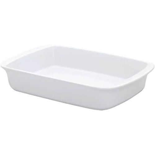 Travessa Refrataria Tango Media Branca 34x21x6,5cm 2l Oxford