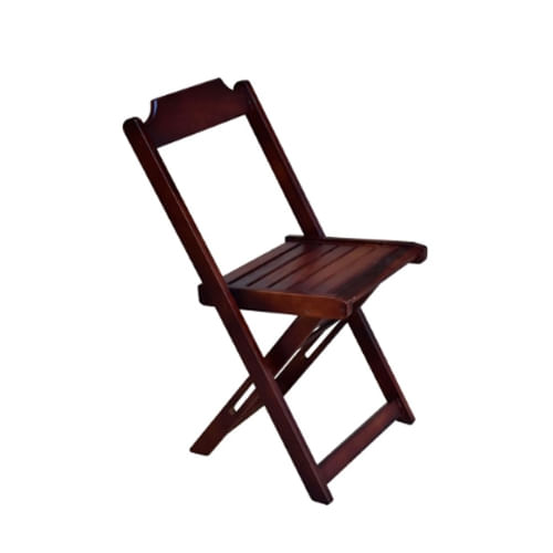 Cadeira Madeira Dobravel Imbuia Selador Ic