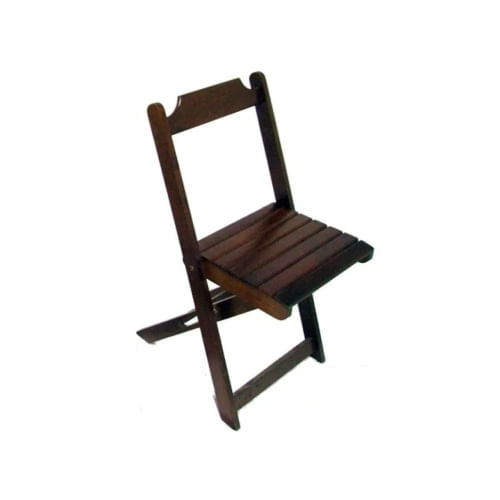 Cadeira Madeira Dobravel Imbuia Selador Ic