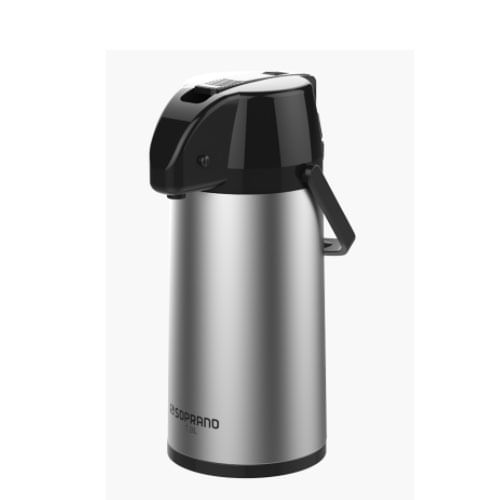 Garrafa Termica Exclusiva Inox/Preto